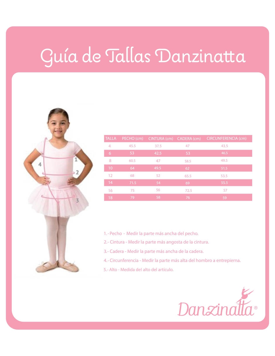 Leotardo infantil Danzinatta