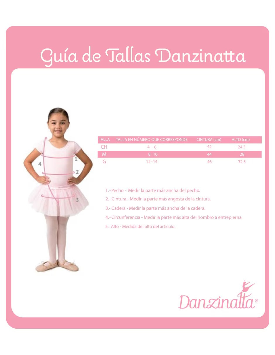 Falda deportiva Danzinatta para Ballet niña