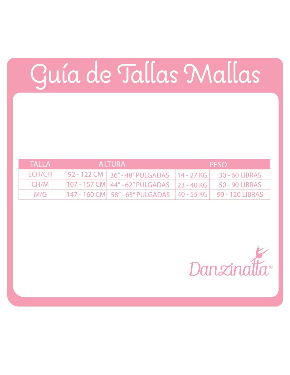 Mallas compresión media para niña 3