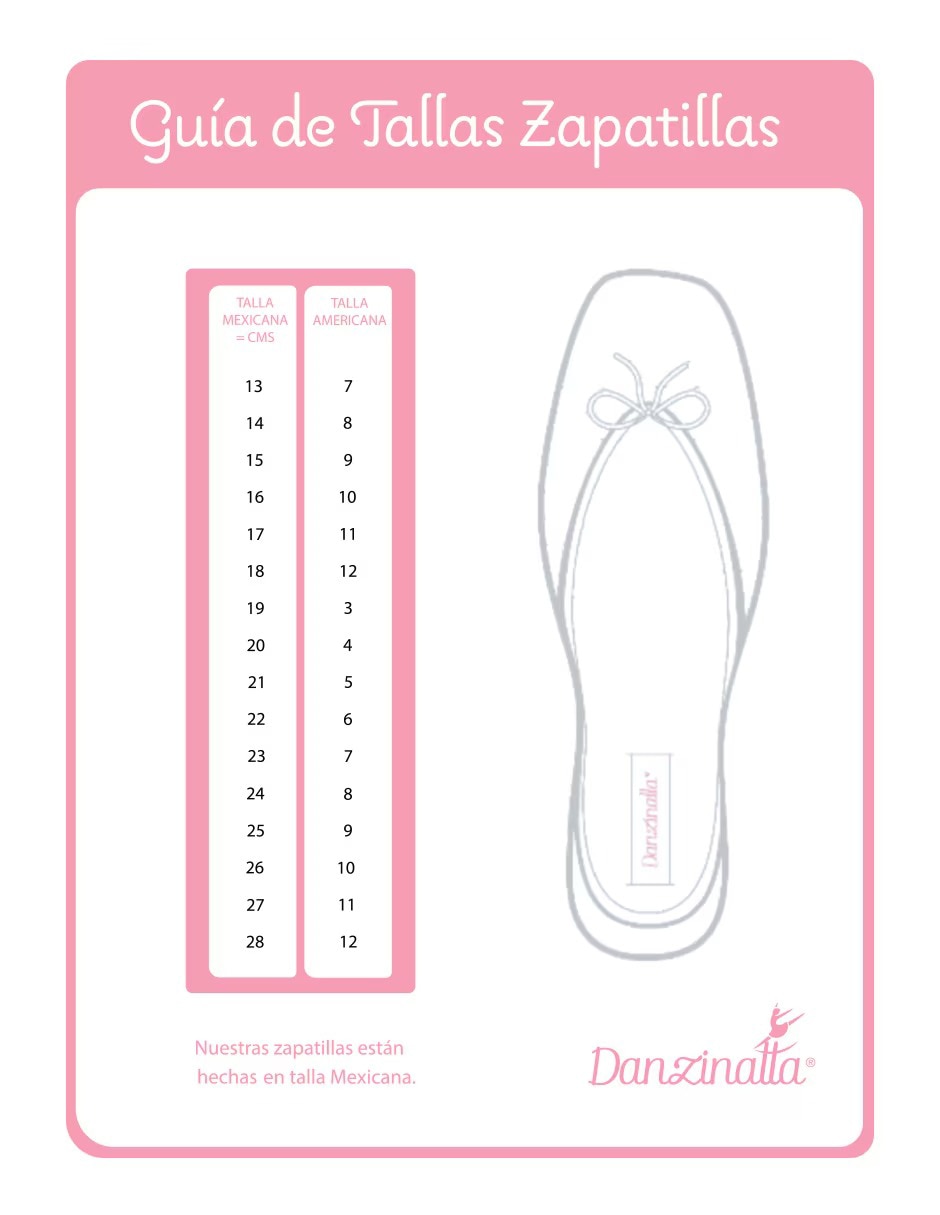 Zapatilla de ballet para niña