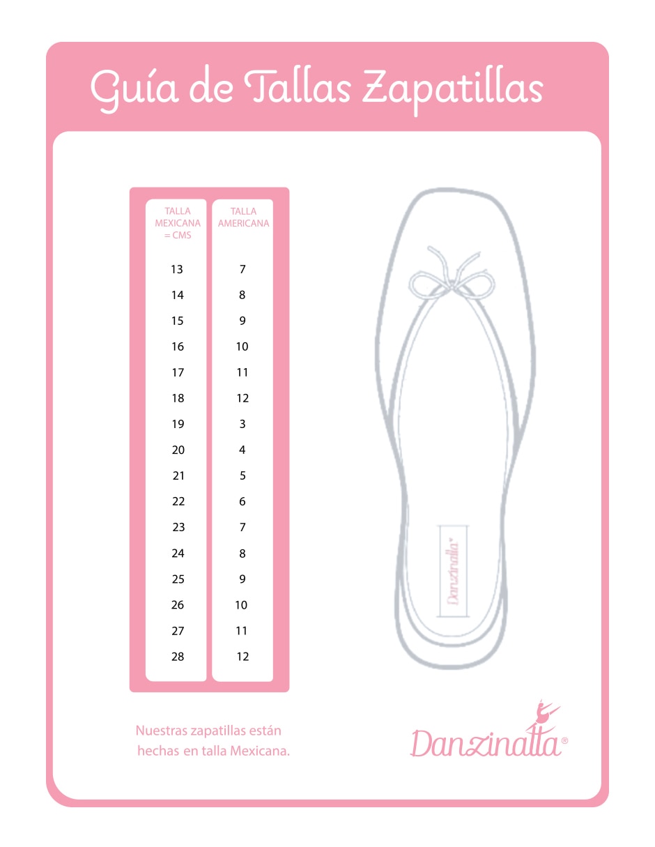 Zapatilla de ballet para niña