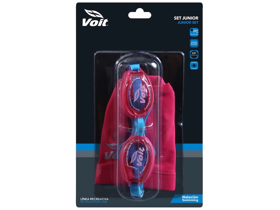 SET GORRA Y GOGGLES VI, UNITALLA, ROSA 5