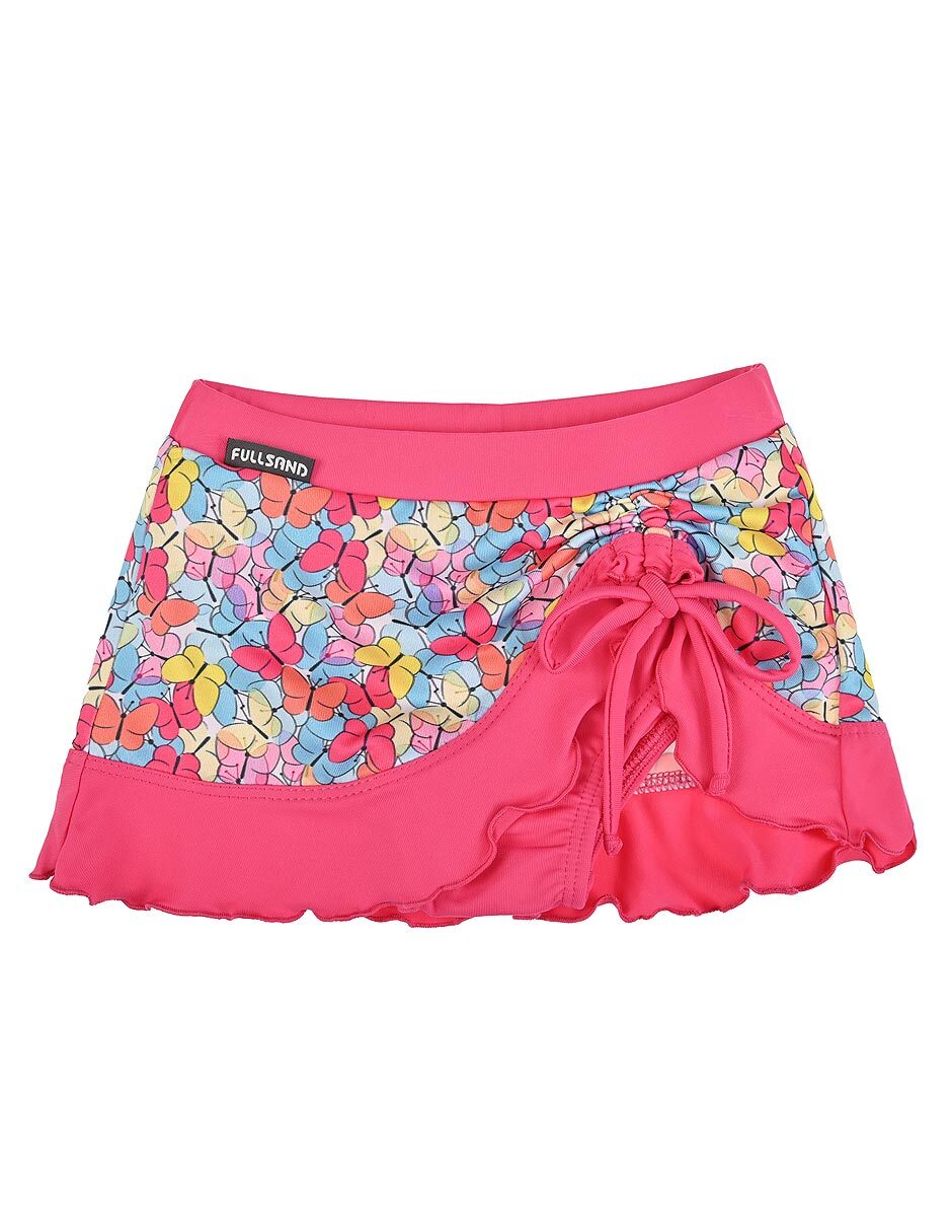 Falda short deportiva para natación niña