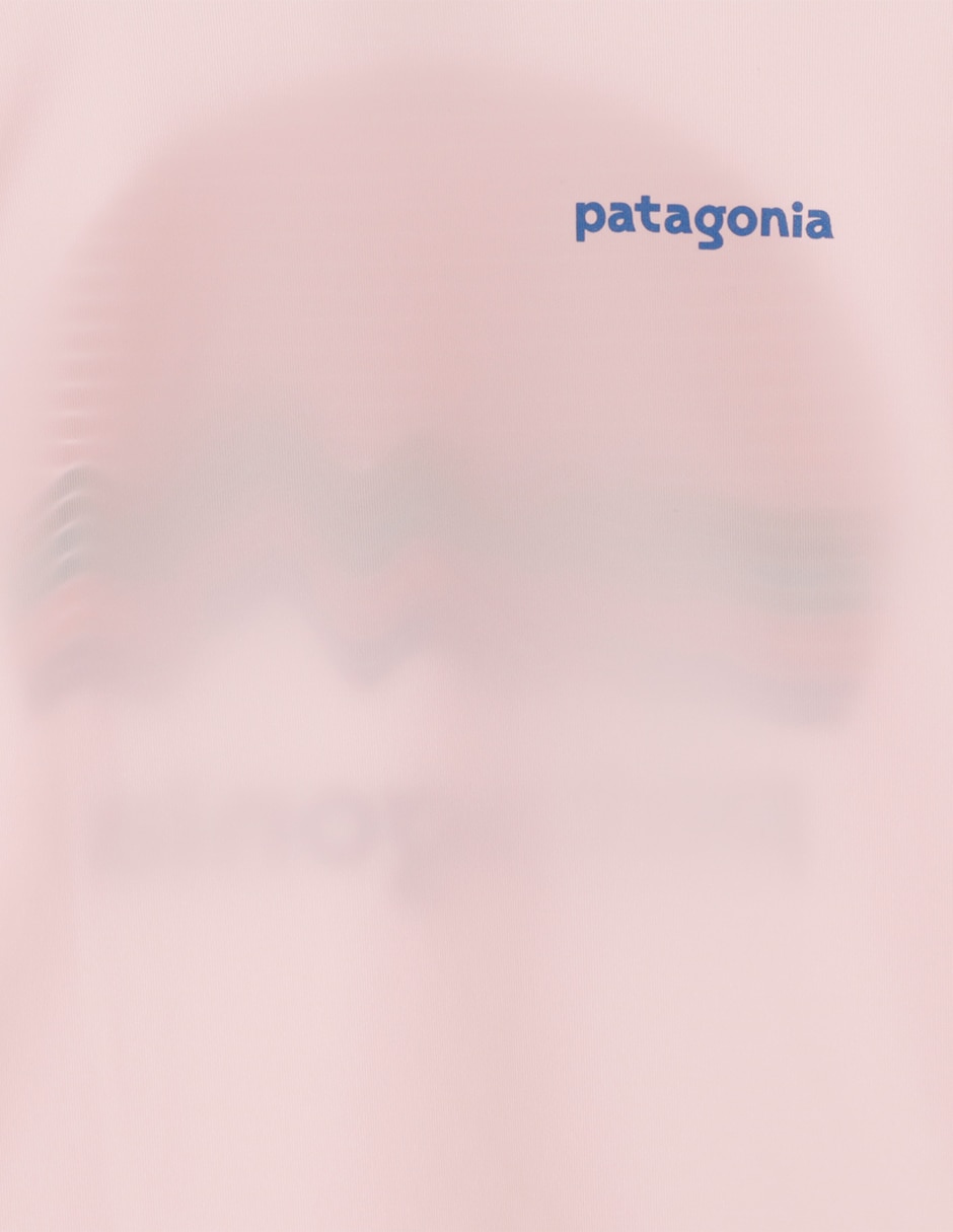 Wetshirt Patagonia estampado logo para niña