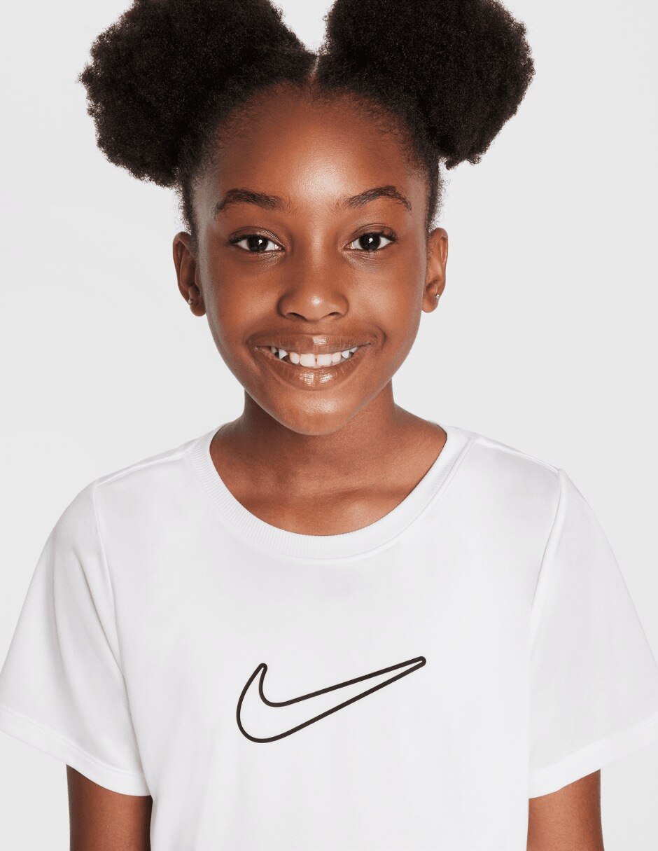 Playera deportiva para entrenamiento de niña