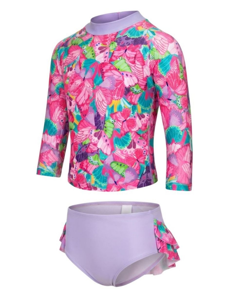 Wetsuit estampado animal print para niña