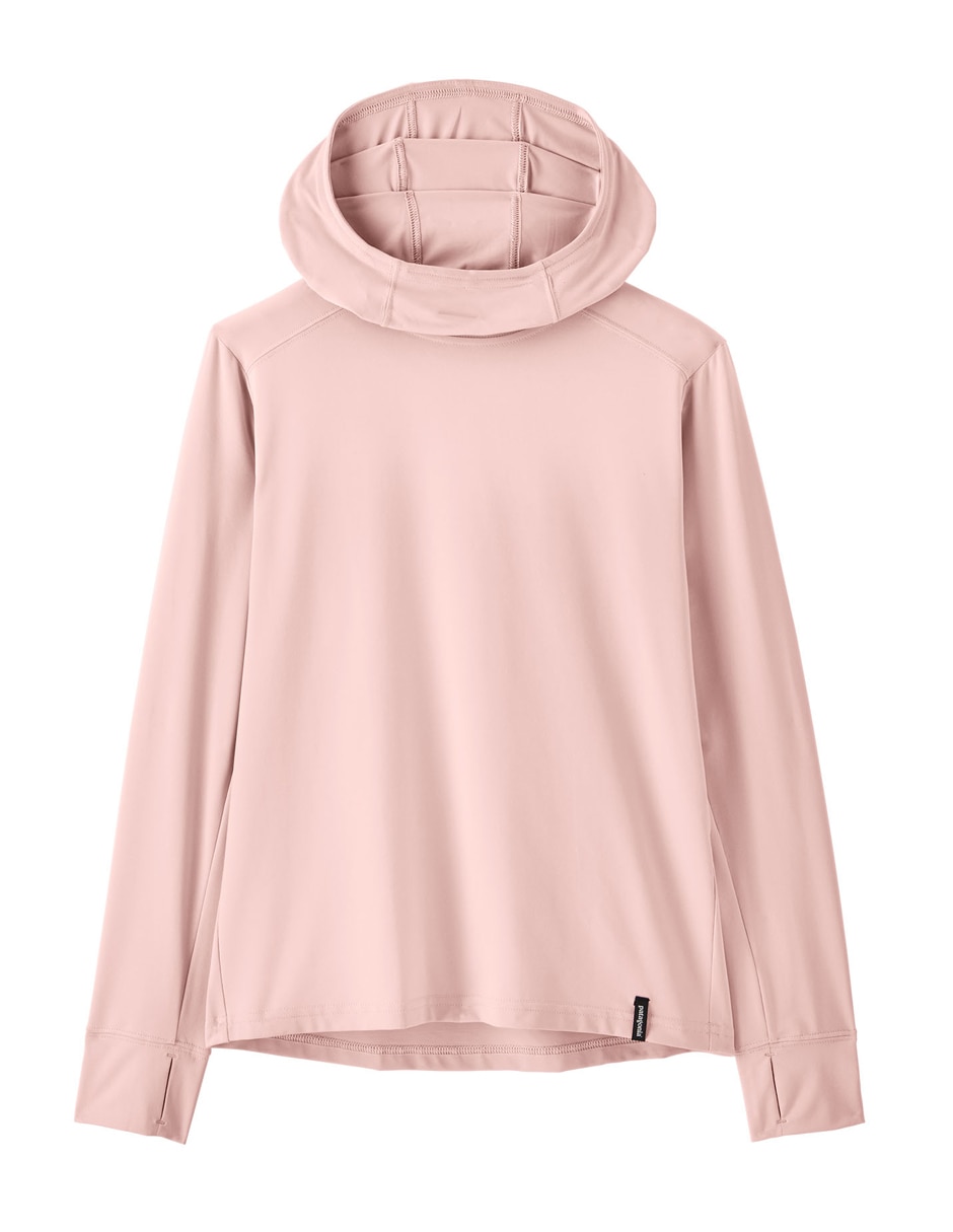 Sudadera outdoor Patagonia Capilene Silkweight con capucha para niña