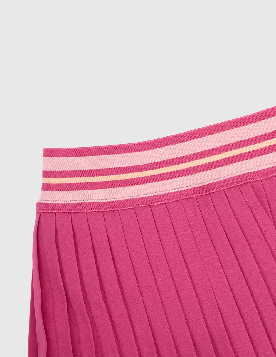 Falda short deportiva X10 para tennis niña