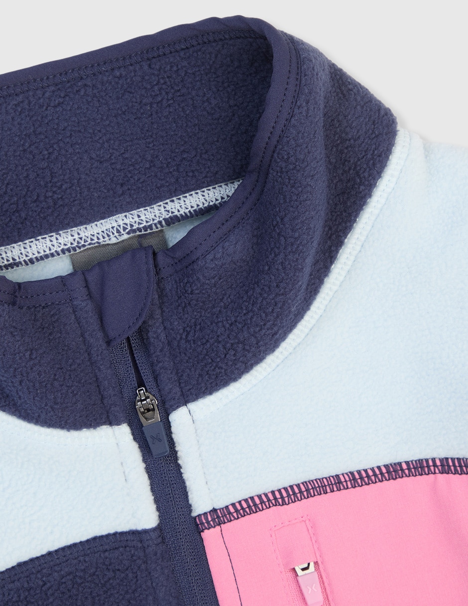 Sudadera X10 con bolsas para niña