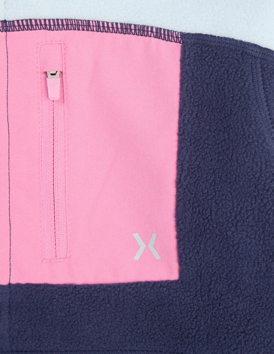 Sudadera X10 con bolsas para niña