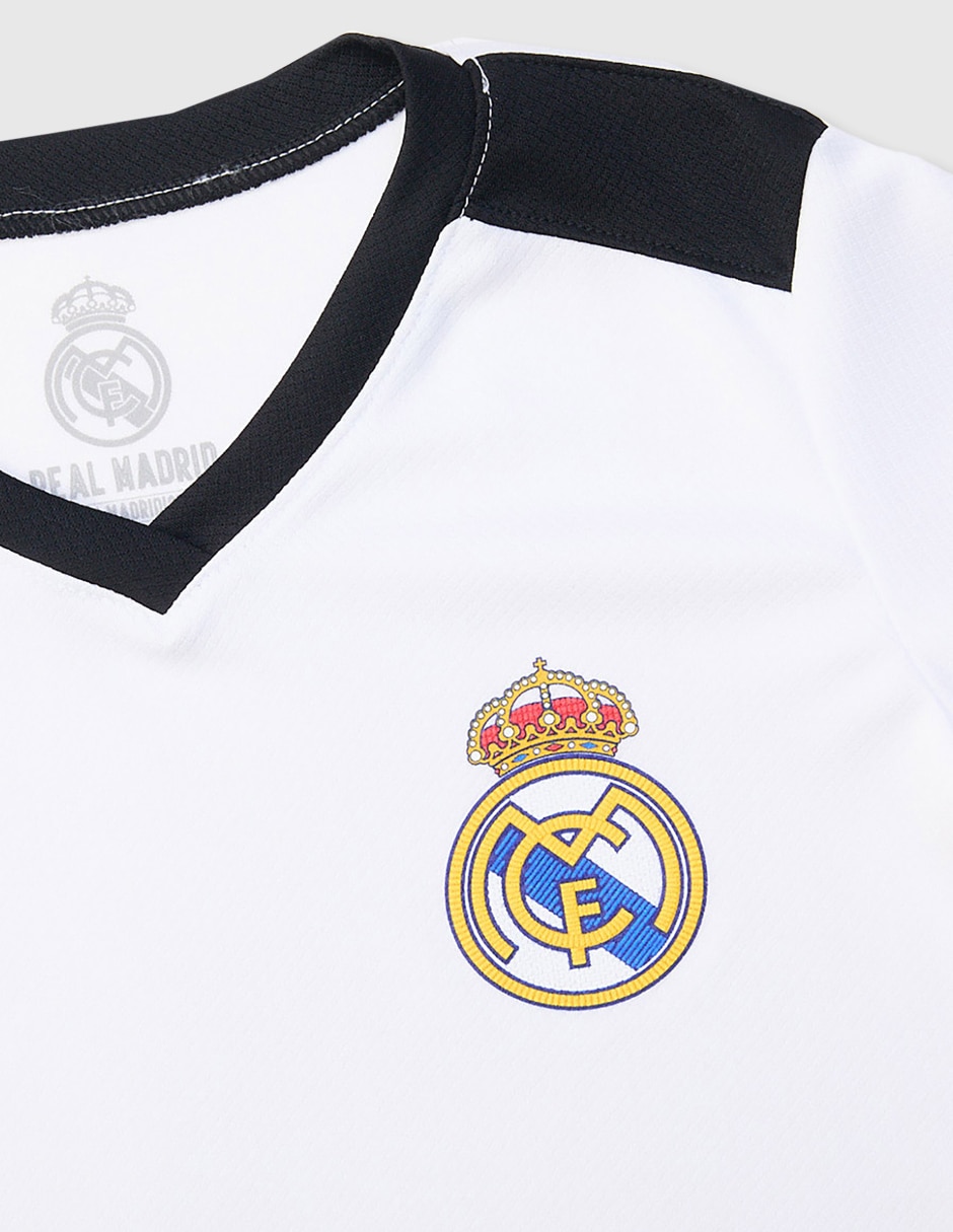Playera deportiva para fútbol Equipos Inter. Real Madrid Club de niña 3