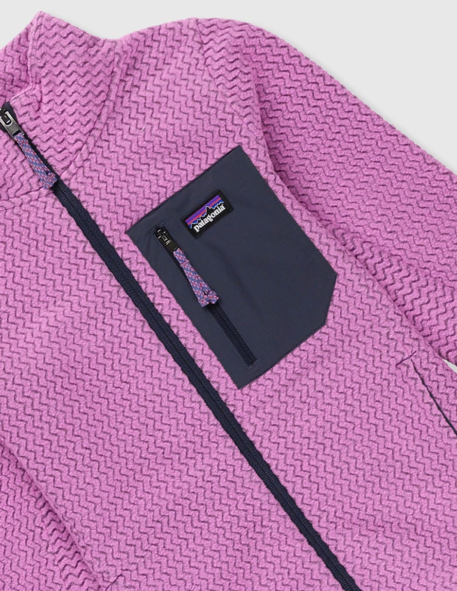 Chamarra outdoor Patagonia R1 Air Full-Zip de niña