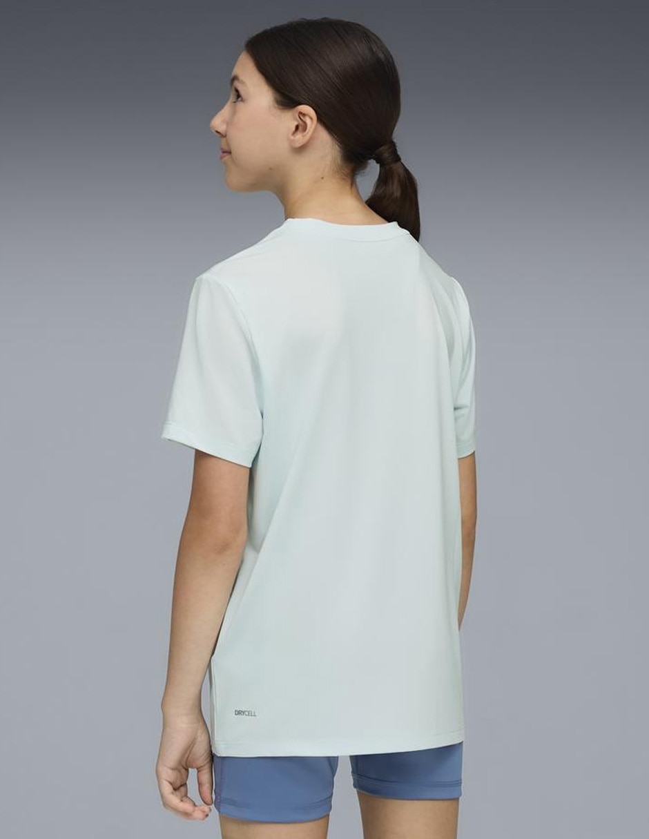 Playera deportiva para entrenamiento de niña