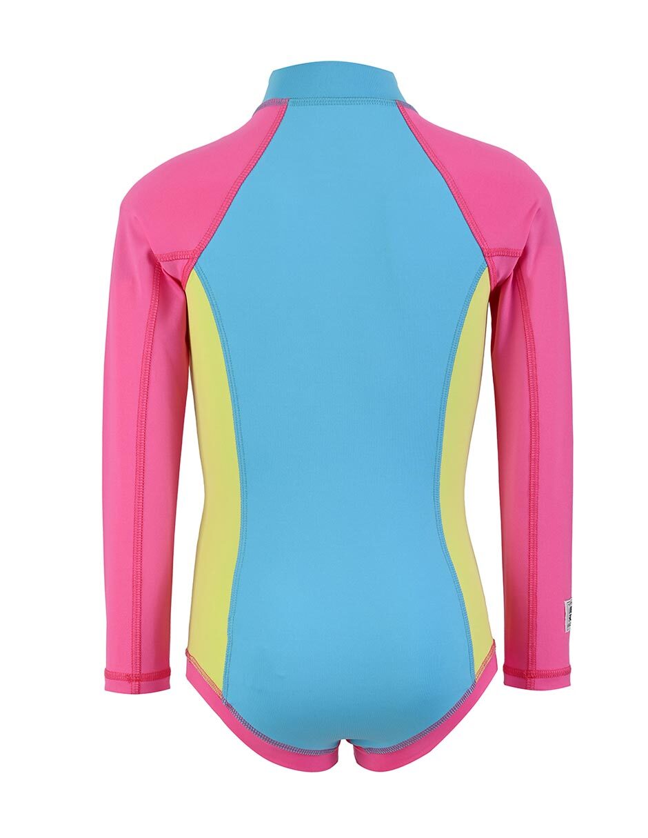 Wetsuit Fullsand estampado liso para niña