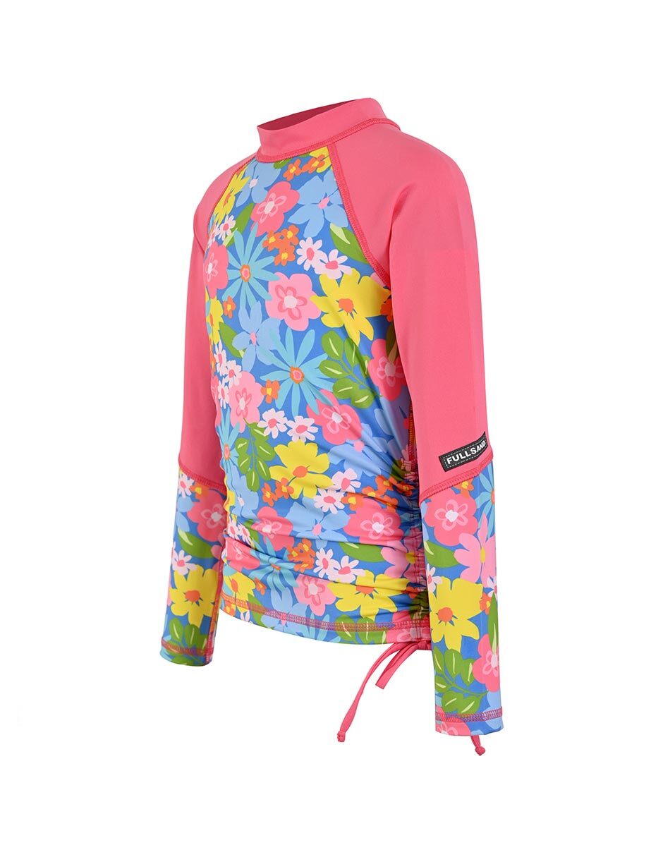 Wetshirt estampado floral para niña