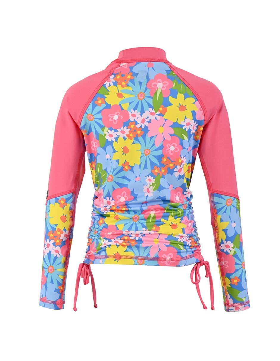 Wetshirt estampado floral para niña