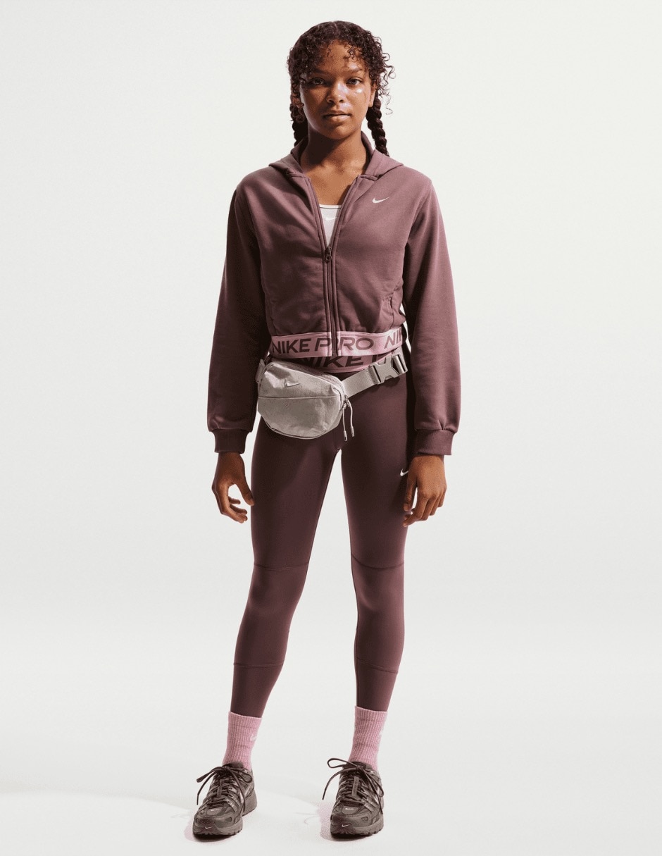 Sudadera Pro Fleece con capucha y bolsa para niña Sudadera Pro Fleece con capucha y bolsa para niña