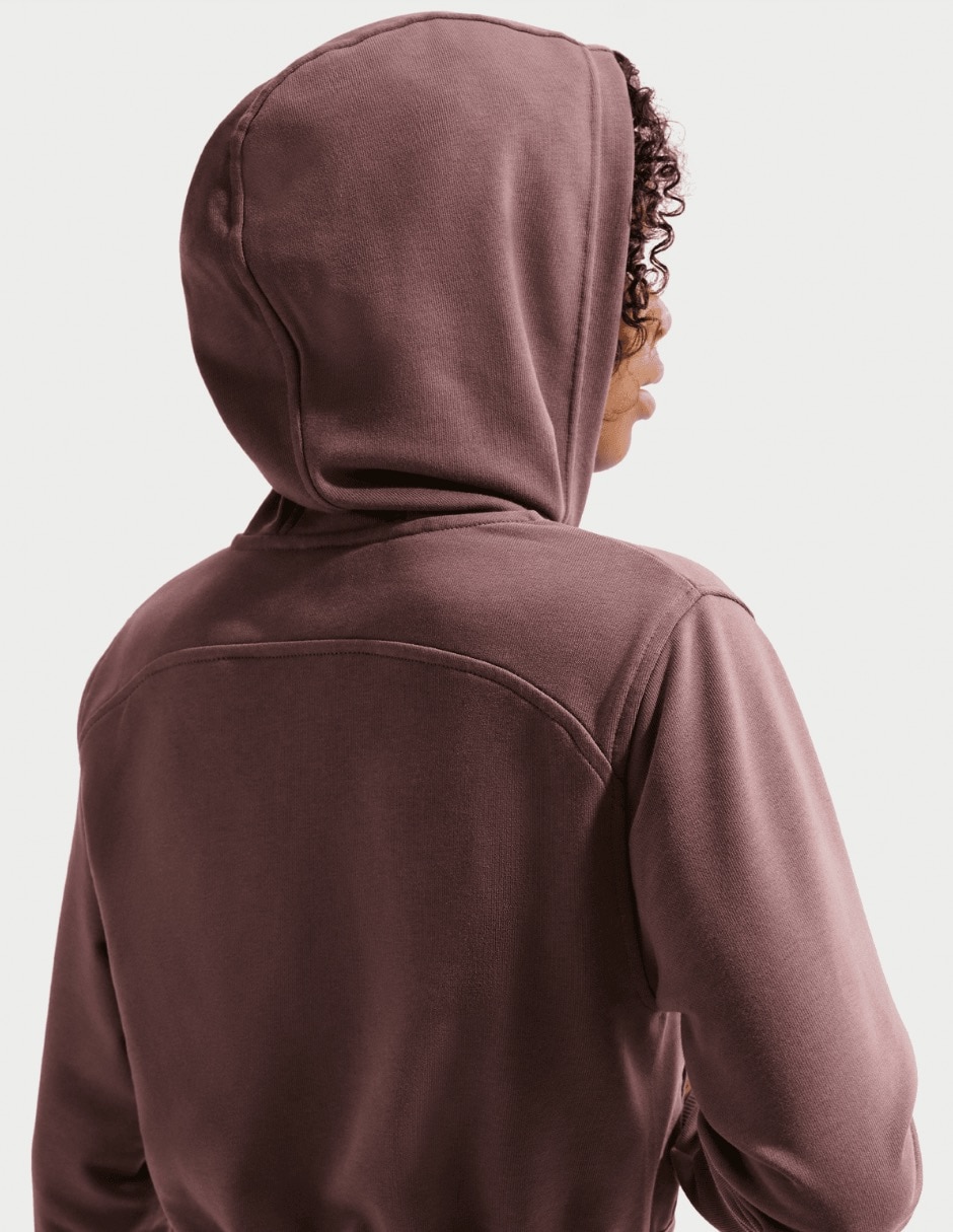 Sudadera Nike Pro Fleece con capucha y bolsa para niña