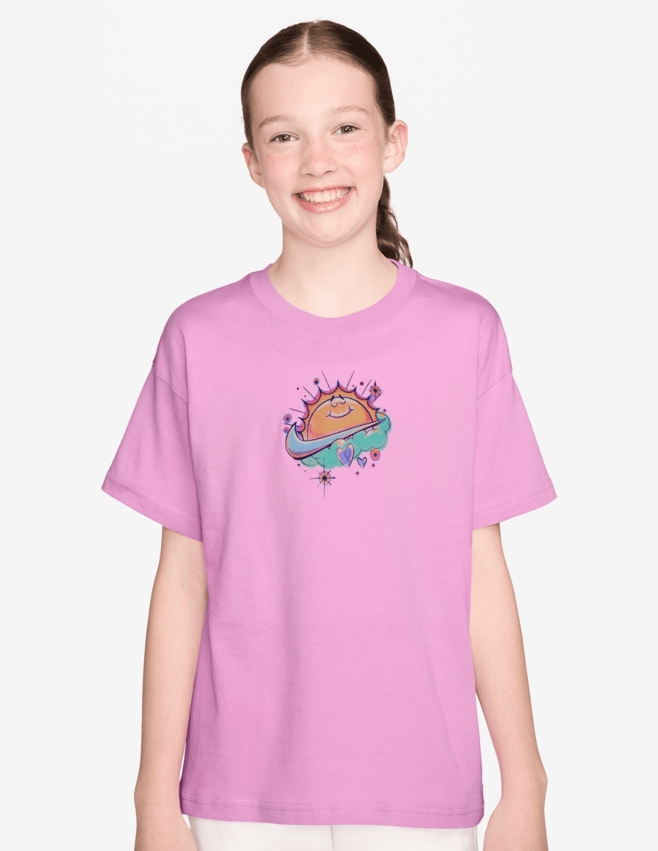 Playera deportiva para entrenamiento Nike de niña