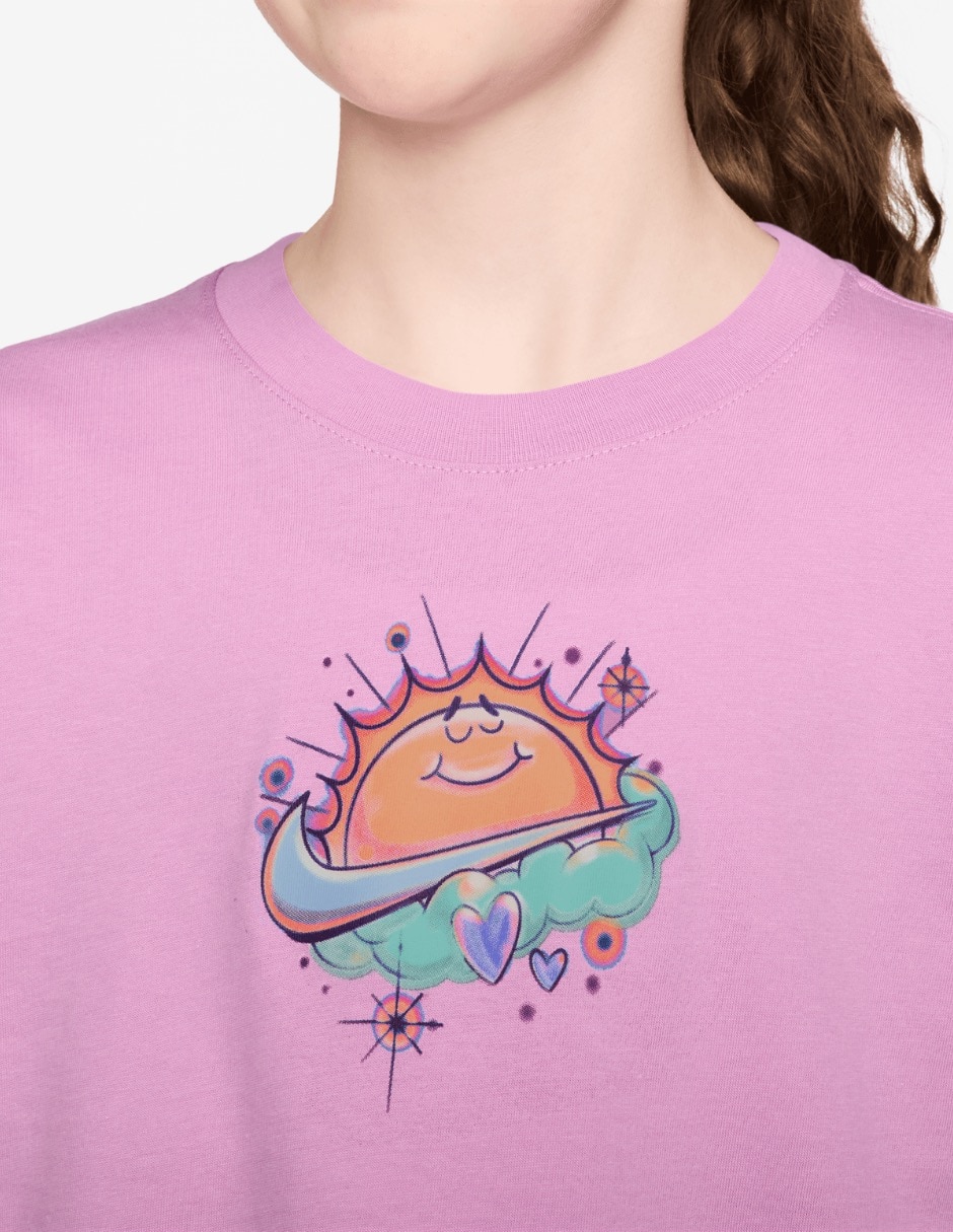 Playera deportiva para entrenamiento Nike de niña