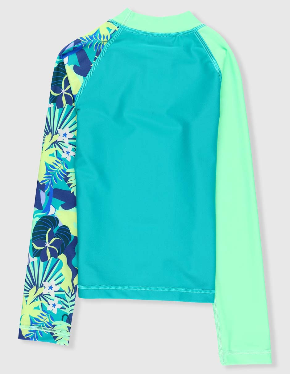 Wetsuit estampado gráfico para niña