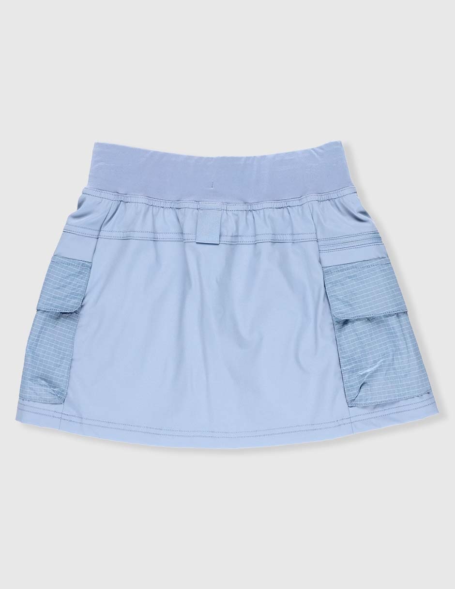 Falda short deportiva para senderismo niña