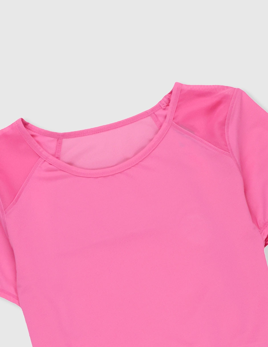 Playera deportiva para tennis X10 de niña