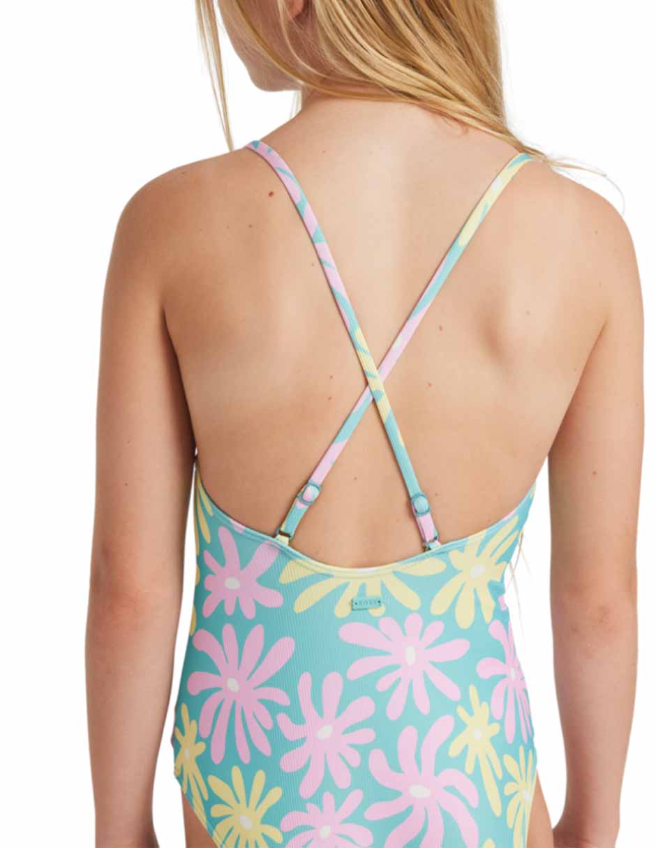 Traje de baño completo deportivo para niña 2