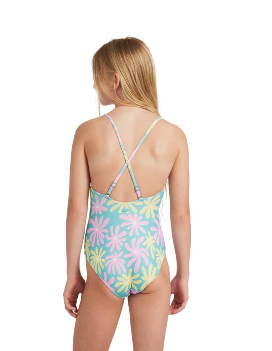 Traje de baño completo deportivo para niña