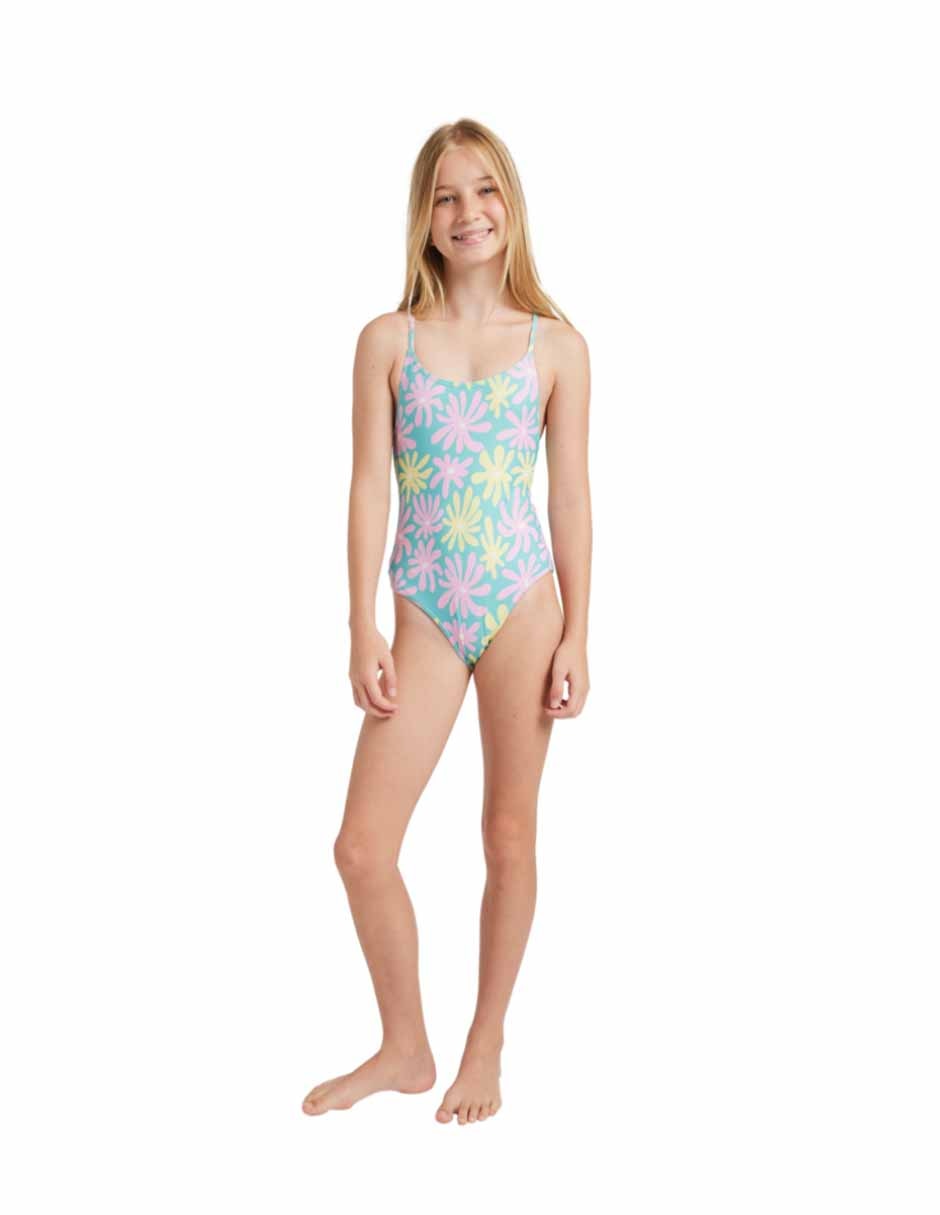 Traje de baño completo deportivo para niña