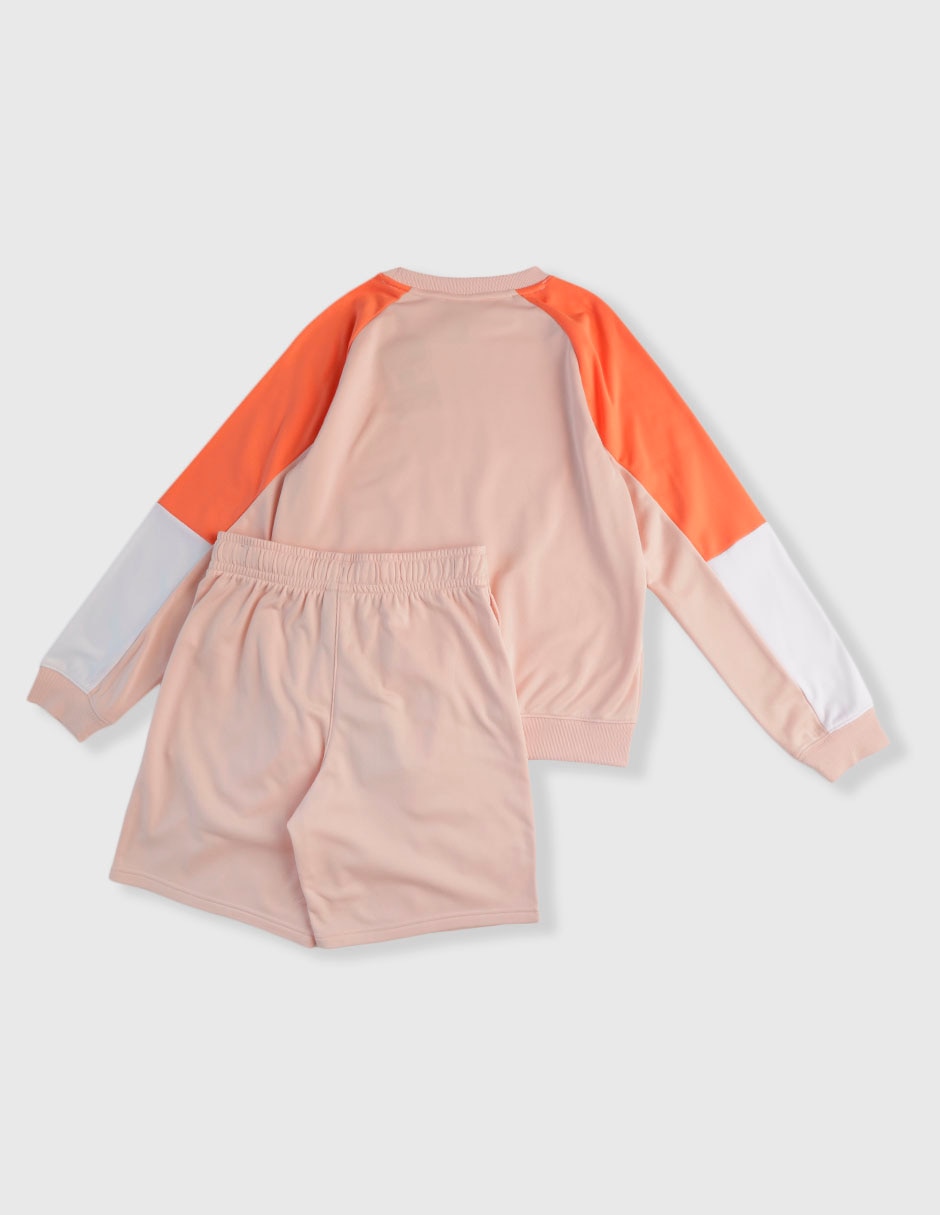 Conjunto deportivo regular con elástico para niña 2