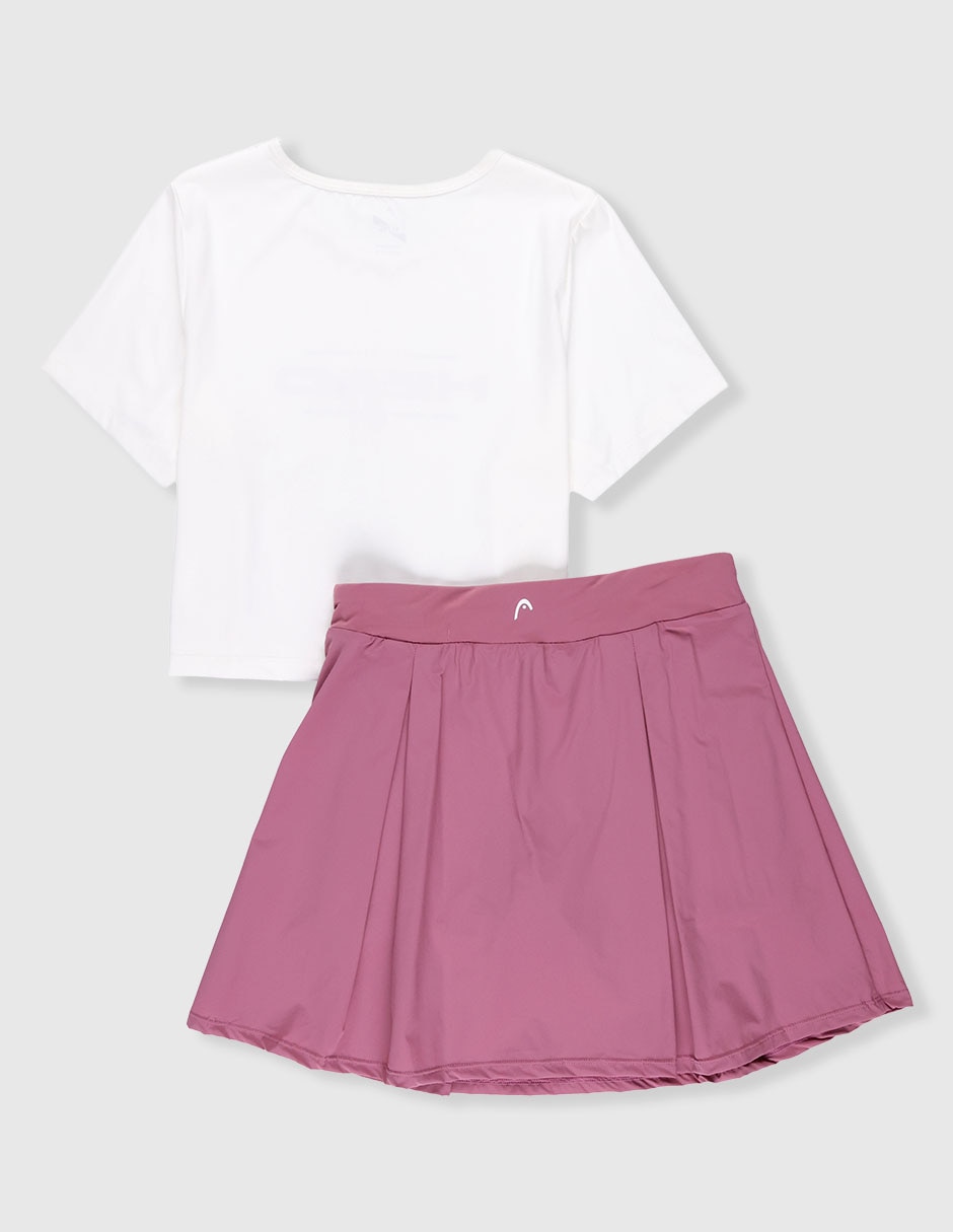 Conjunto deportivo regular con elástico para niña 5