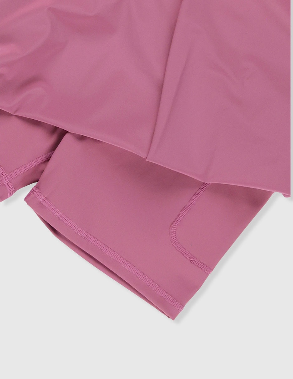 Conjunto deportivo regular con elástico para niña