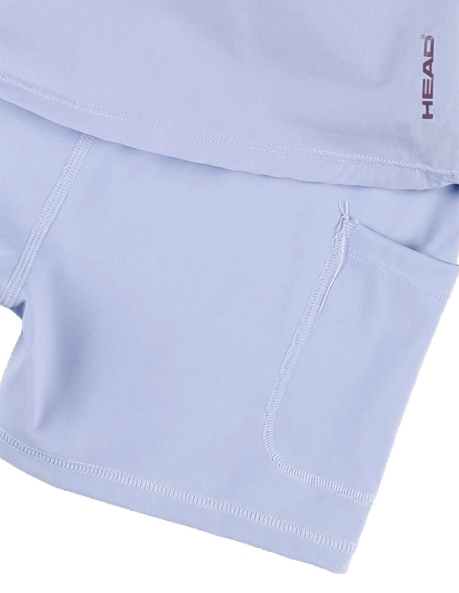 Falda short deportiva para entrenamiento niña