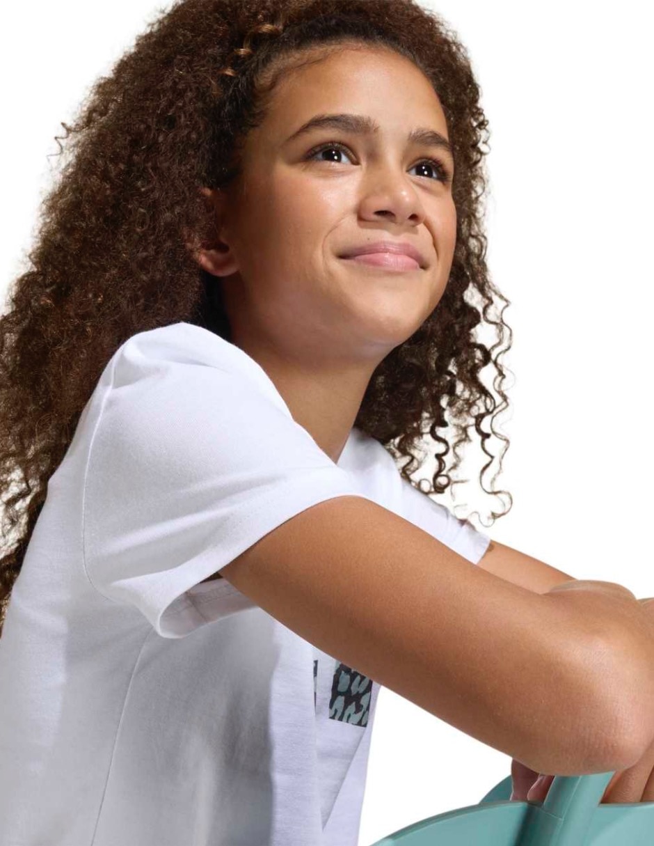 Playera deportiva para casual Table Tee de niña 6