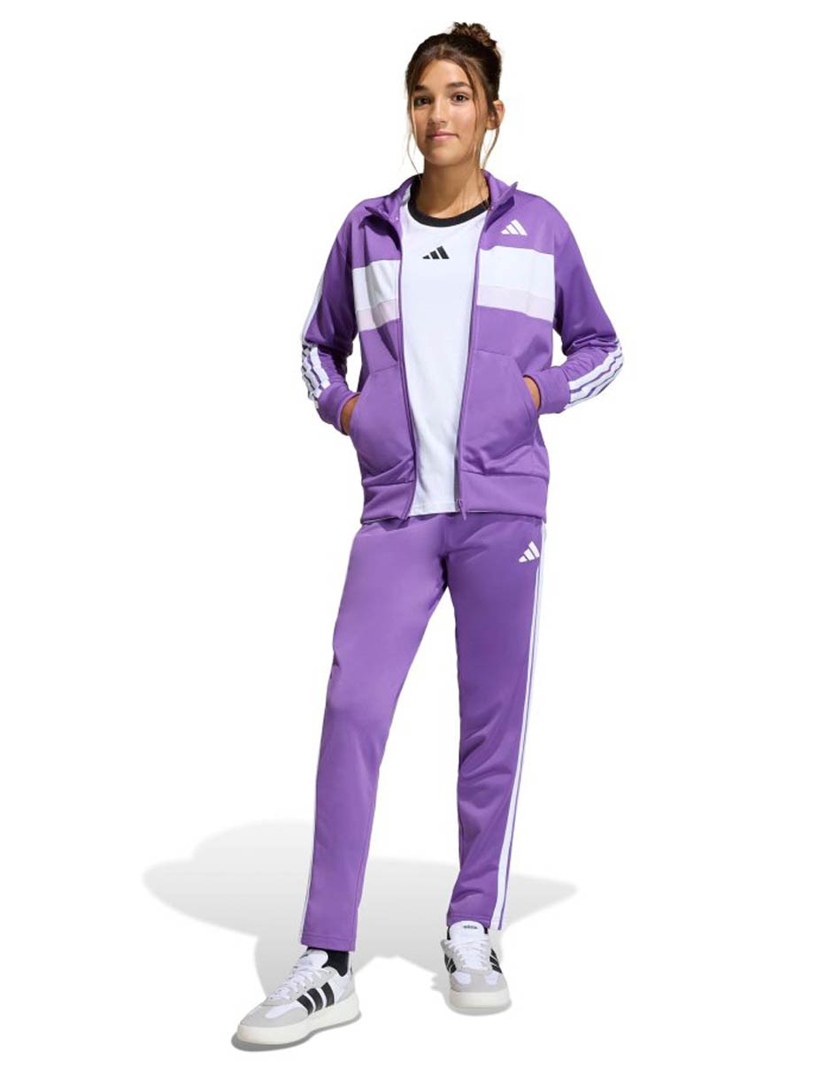 Conjunto deportivo con cierre para niña