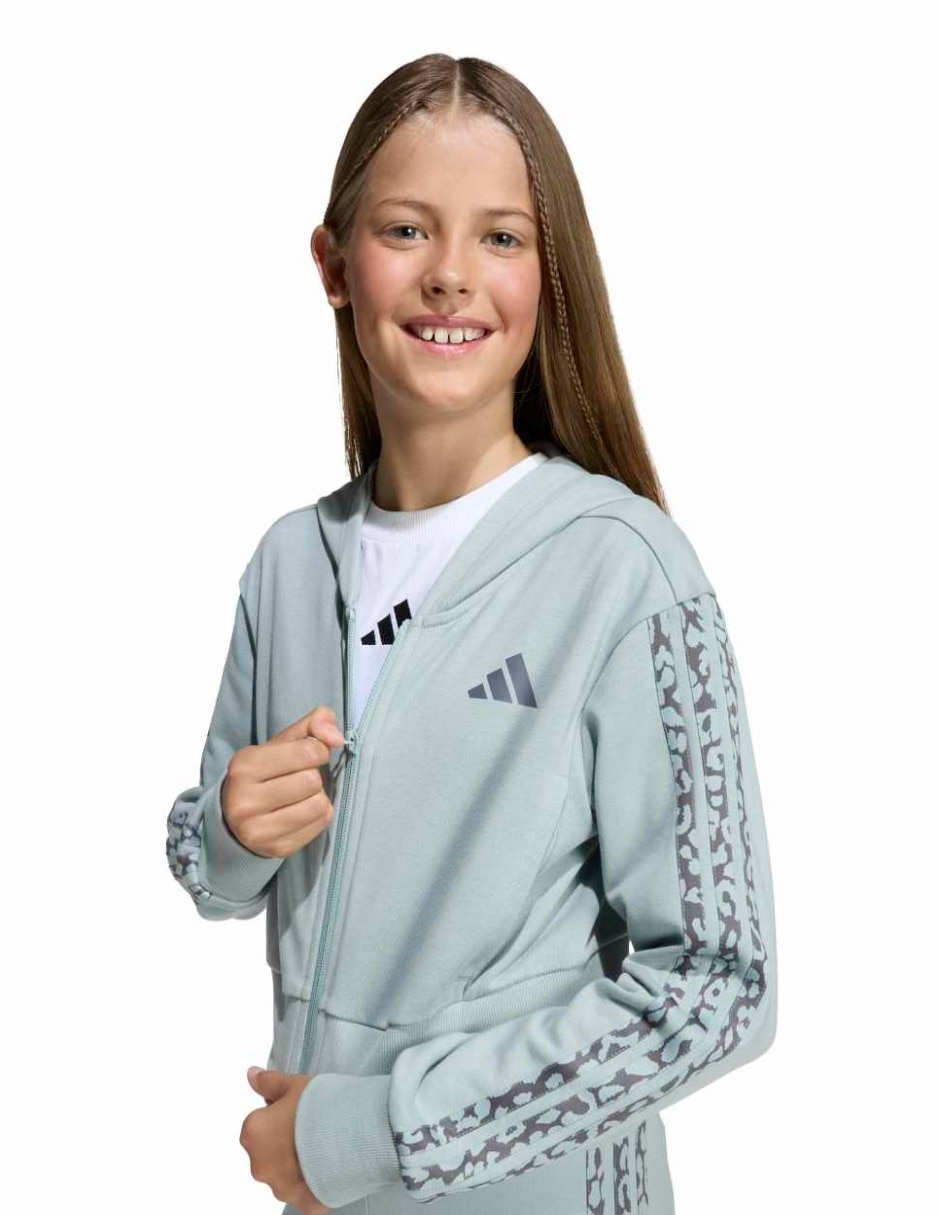 Sudadera Adidas seasonals con capucha para niña