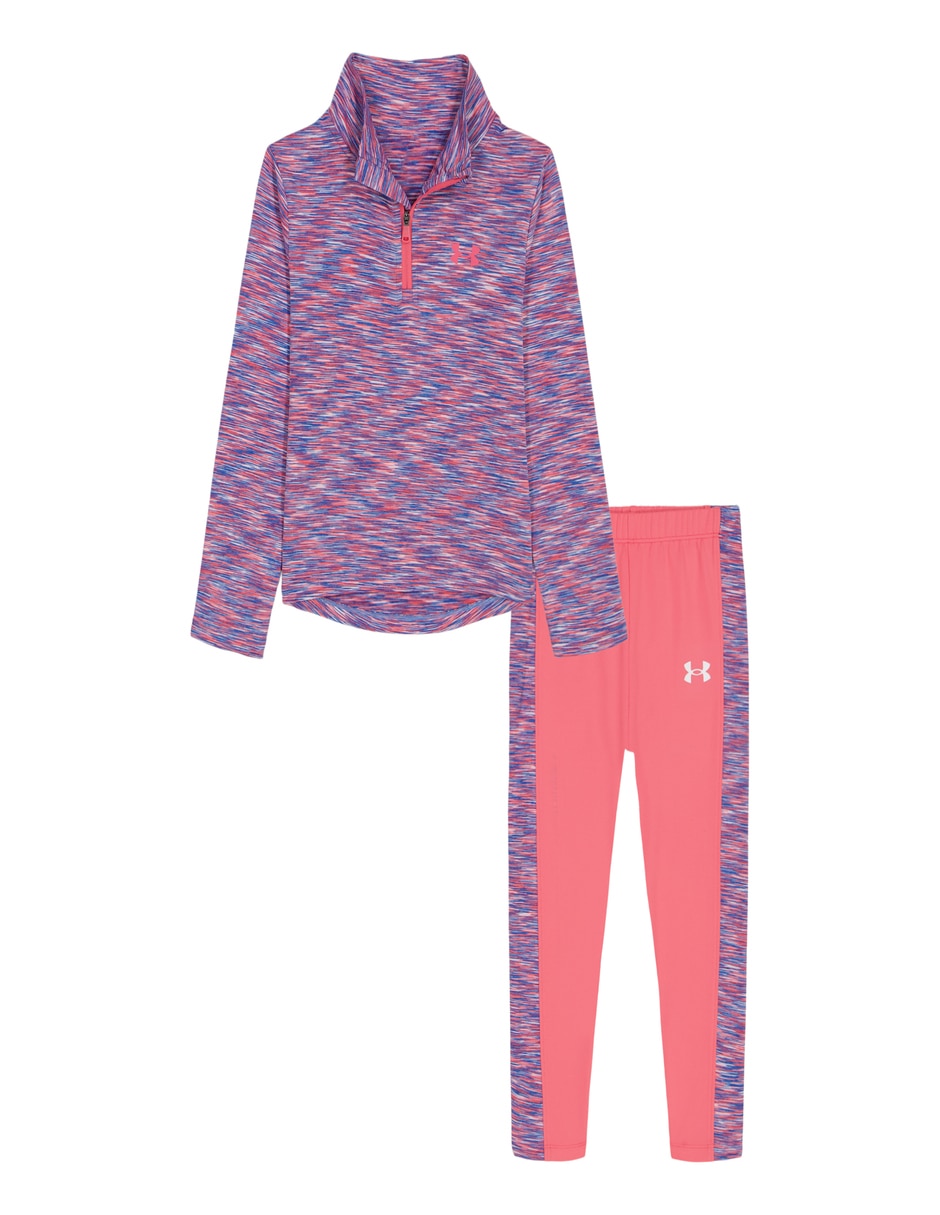 Conjunto deportivo regular con elástico para niña Conjunto deportivo regular con elástico para niña