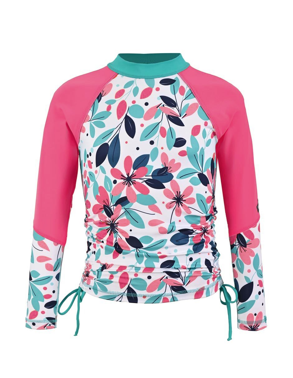 Wetshirt estampado floral para niña Wetshirt estampado floral para niña