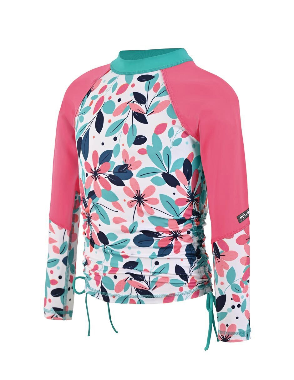 Wetshirt estampado floral para niña