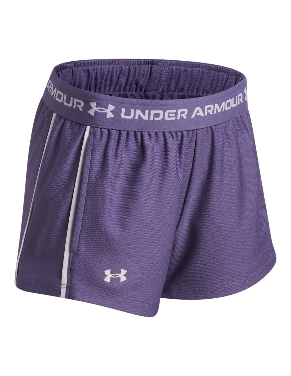Short con bolsillos under armour para entrenamiento niña