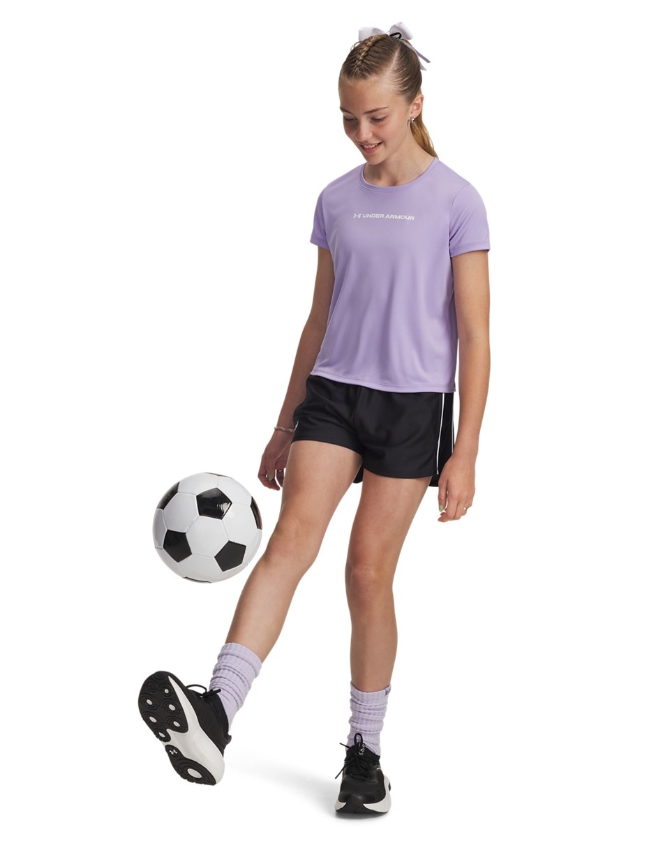 Short con bolsillos para entrenamiento niña
