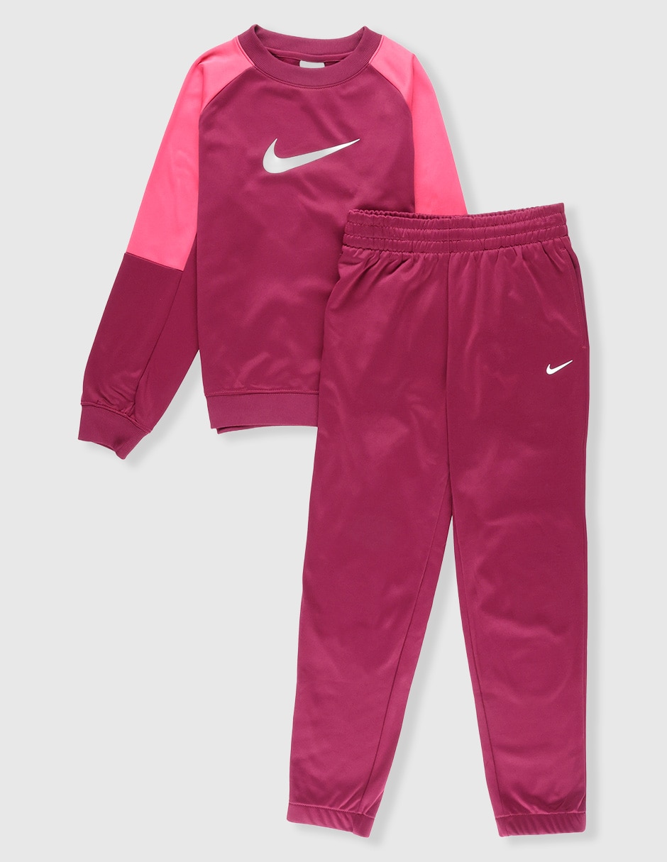 Conjunto deportivo slim Nike con elástico para niña
