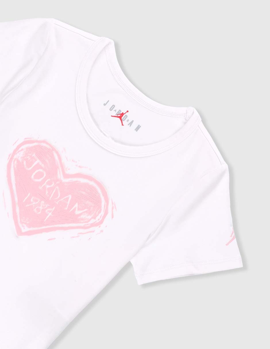 Playera deportiva para entrenamiento de niña
