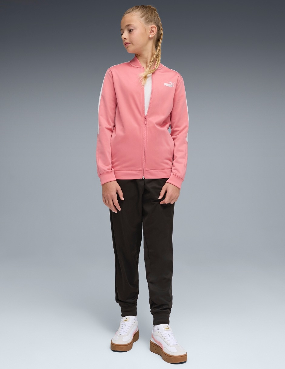 Conjunto deportivo regular con elástico para niña Conjunto deportivo regular con elástico para niña