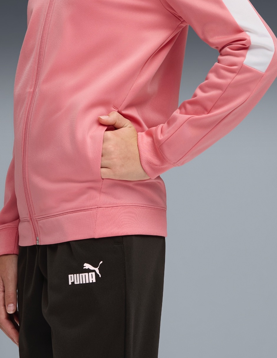 Conjunto deportivo regular Puma con elástico para niña