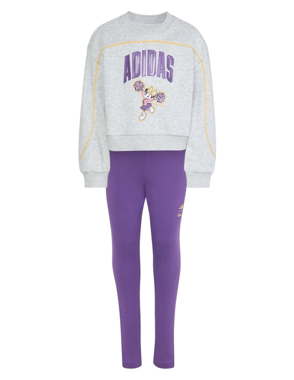 Conjunto deportiva Adidas Disney de algodón para niña