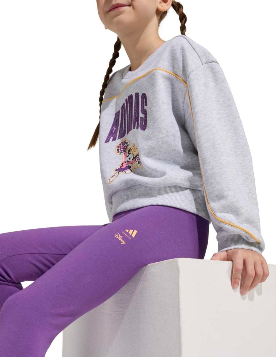 Conjunto deportiva Adidas Disney de algodón para niña