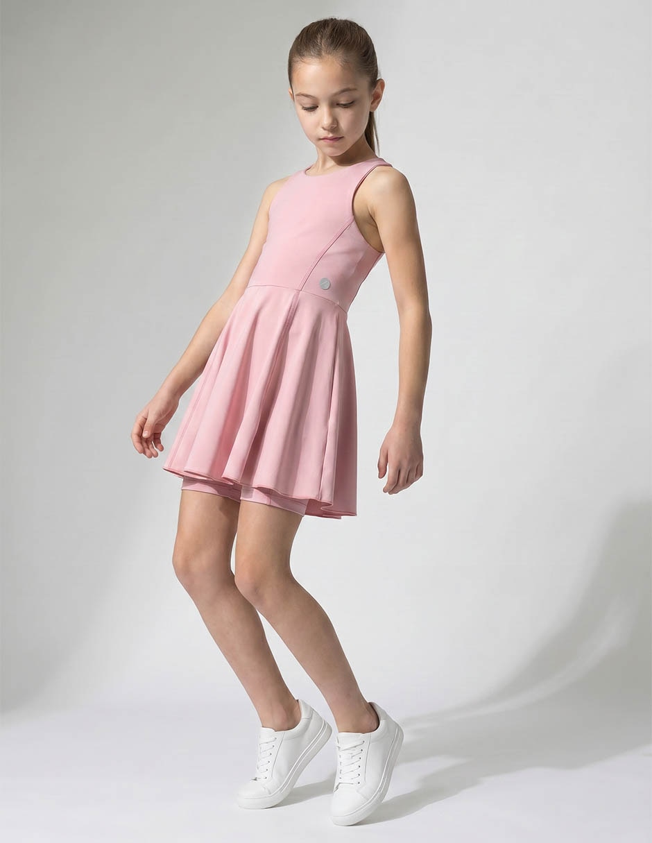 Vestido pink fit para niña