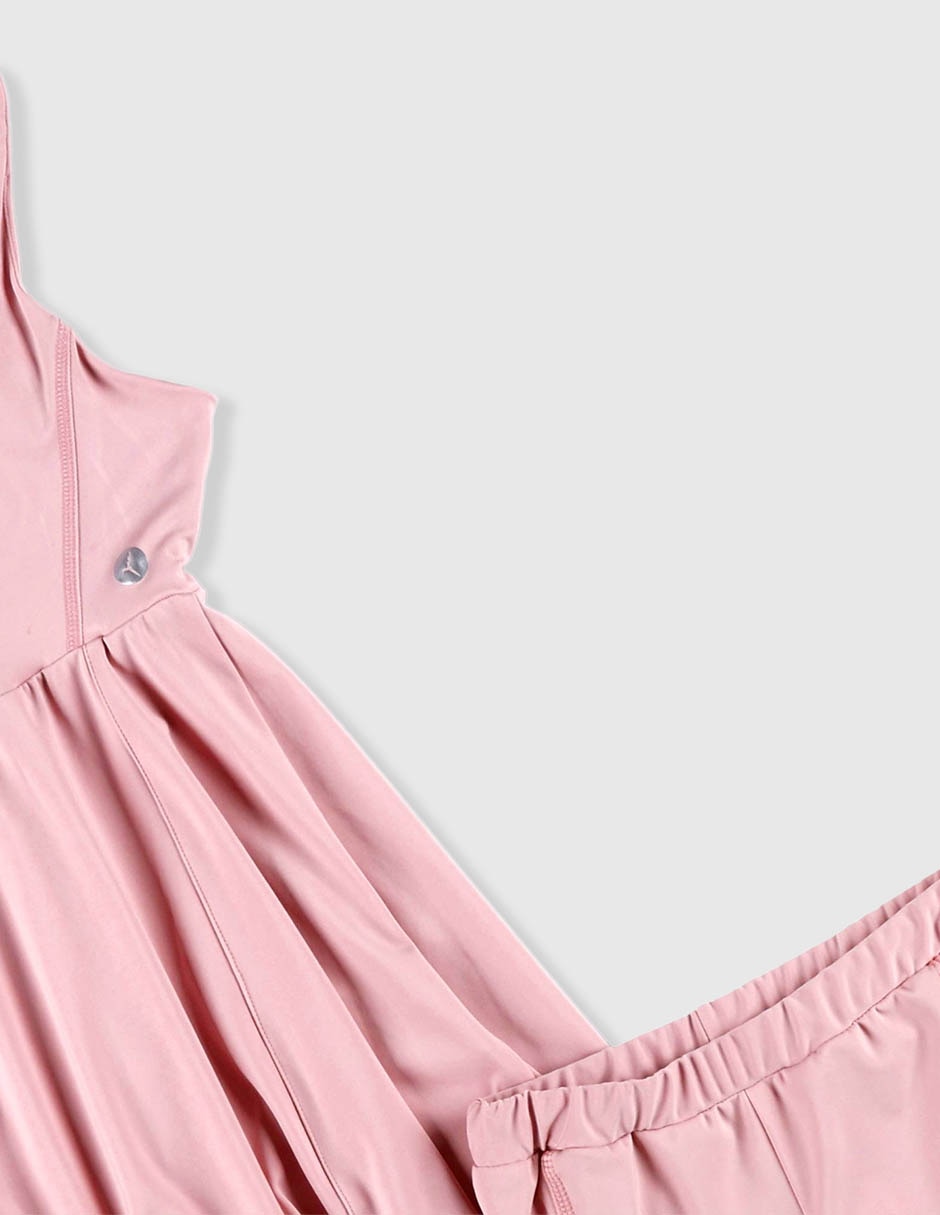 Vestido pink fit para niña